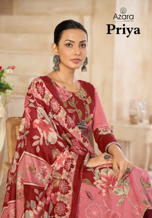 Azara Priya Cotton Salwar Suit Catalog 4 Pcs 1 510x730 - Azara Priya Cotton Salwar Suit Catalog 4 Pcs