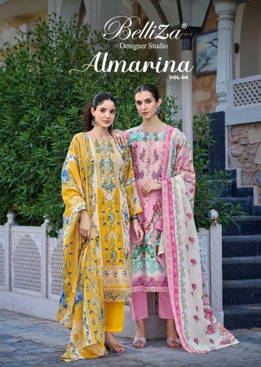 Belliza Almarina Vol 4 Cotton Salwar Suit Catalog 6 Pcs 1 510x719 - Belliza Almarina Vol 4 Cotton Salwar Suit Catalog 6 Pcs