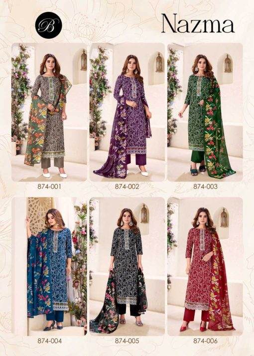 Belliza Nazma Cotton Salwar Suit Catalog 6 Pcs 10 510x714 - Belliza Nazma Cotton Salwar Suit Catalog 6 Pcs