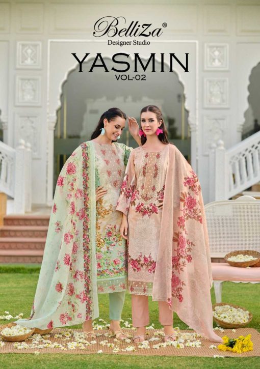 Belliza Yasmin Vol 2 Cotton Salwar Suit Catalog 8 Pcs 1 510x725 - Belliza Yasmin Vol 2 Cotton Salwar Suit Catalog 8 Pcs