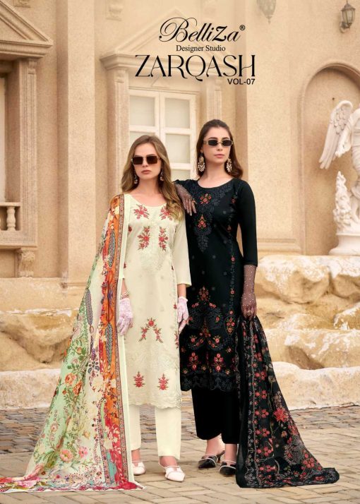 Belliza Zarqash Vol 7 Cotton Salwar Suit Catalog 6 Pcs 1 510x714 - Belliza Zarqash Vol 7 Cotton Salwar Suit Catalog 6 Pcs