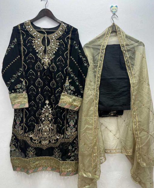 Bilqis B 142 Q T Georgette Readymade Suit Catalog 4 Pcs 4 510x622 - Bilqis B 142 Q-T Georgette Readymade Suit Catalog 4 Pcs