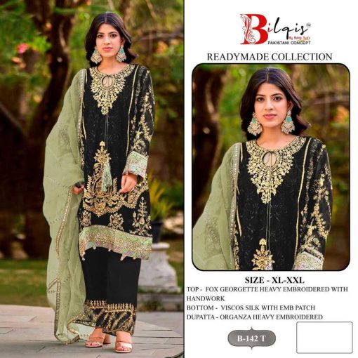 Bilqis B 142 Q T Georgette Readymade Suit Catalog 4 Pcs 7 510x510 - Bilqis B 142 Q-T Georgette Readymade Suit Catalog 4 Pcs
