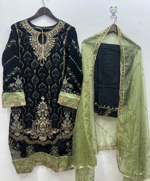 Bilqis B 142 Q T Georgette Readymade Suit Catalog 4 Pcs 8 510x615 - Bilqis B 142 Q-T Georgette Readymade Suit Catalog 4 Pcs