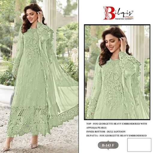 Bilqis B 143 E H Georgette Salwar Suit Catalog 4 Pcs 5 510x510 - Bilqis B 143 E-H Georgette Salwar Suit Catalog 4 Pcs
