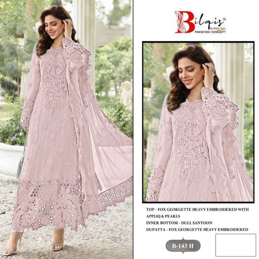 Bilqis B 143 E H Georgette Salwar Suit Catalog 4 Pcs 7 510x510 - Bilqis B 143 E-H Georgette Salwar Suit Catalog 4 Pcs