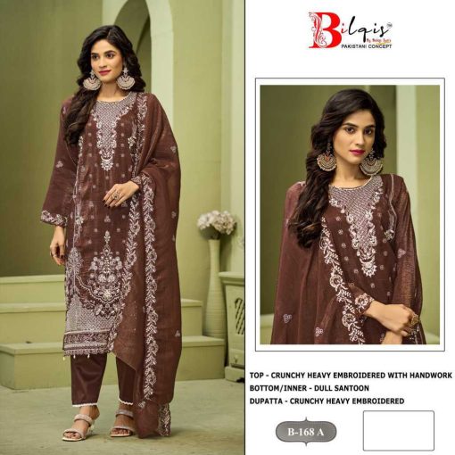 Bilqis B 168 A D Fancy Salwar Suit Catalog 4 Pcs 5 510x510 - Bilqis B 168 A-D Fancy Salwar Suit Catalog 4 Pcs