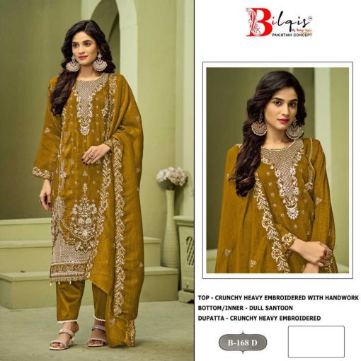 Bilqis B 168 A D Fancy Salwar Suit Catalog 4 Pcs 7 510x510 - Bilqis B 168 A-D Fancy Salwar Suit Catalog 4 Pcs