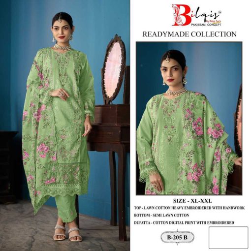 Bilqis B 205 A D Cotton Readymade Salwar Suit Catalog 4 Pcs 4 510x510 - Bilqis B 205 A-D Cotton Readymade Salwar Suit Catalog 4 Pcs