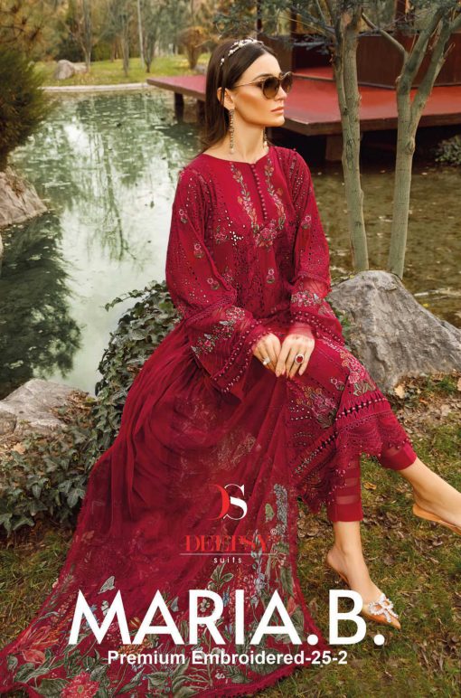 Deepsy Maria B Premium Embroidered 25 Vol 2 Chiffon Cotton Salwar Suit Catalog 6 Pcs 1 510x772 - Deepsy Maria B Premium Embroidered 25 Vol 2 Chiffon Cotton Salwar Suit Catalog 6 Pcs
