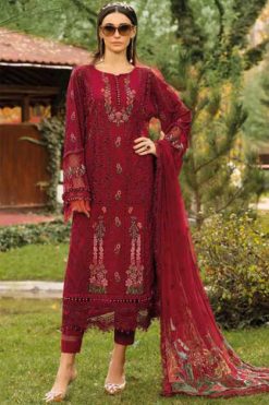 Deepsy Maria B Premium Embroidered 25 Vol 2 Chiffon Cotton Salwar Suit Catalog 6 Pcs