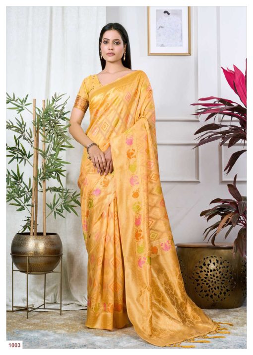 Hi Studio Flora Linen Series Vol 1 Saree Sari Catalog 5 Pcs 5 510x714 - Hi Studio Flora Linen Series Vol 1 Saree Sari Catalog 5 Pcs