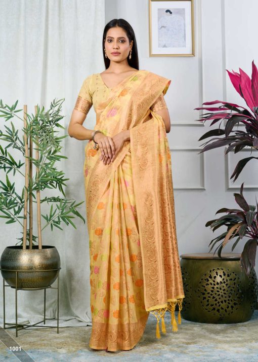 Hi Studio Flora Linen Series Vol 2 Saree Sari Catalog 5 Pcs 3 510x714 - Hi Studio Flora Linen Series Vol 2 Saree Sari Catalog 5 Pcs