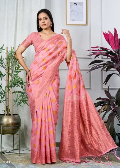 Hi Studio Flora Linen Series Vol 2 Saree Sari Catalog 5 Pcs 5 510x714 - Hi Studio Flora Linen Series Vol 2 Saree Sari Catalog 5 Pcs