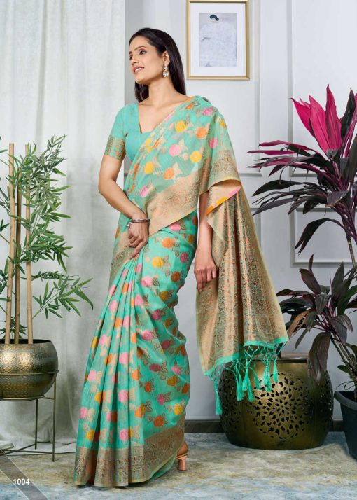 Hi Studio Flora Linen Series Vol 2 Saree Sari Catalog 5 Pcs 6 510x714 - Hi Studio Flora Linen Series Vol 2 Saree Sari Catalog 5 Pcs