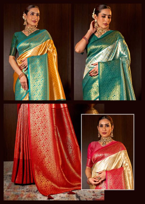 Hi Studio Kanjivaram Series Vol 4 Silk Saree Sari Catalog 6 Pcs 1 510x714 - Hi Studio Kanjivaram Series Vol 4 Silk Saree Sari Catalog 6 Pcs