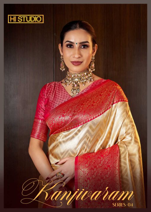 Hi Studio Kanjivaram Series Vol 4 Silk Saree Sari Catalog 6 Pcs 2 510x714 - Hi Studio Kanjivaram Series Vol 4 Silk Saree Sari Catalog 6 Pcs