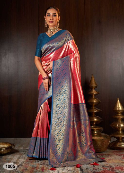 Hi Studio Kanjivaram Series Vol 4 Silk Saree Sari Catalog 6 Pcs 7 510x714 - Hi Studio Kanjivaram Series Vol 4 Silk Saree Sari Catalog 6 Pcs