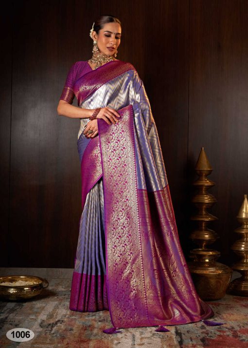 Hi Studio Kanjivaram Series Vol 4 Silk Saree Sari Catalog 6 Pcs 8 510x714 - Hi Studio Kanjivaram Series Vol 4 Silk Saree Sari Catalog 6 Pcs
