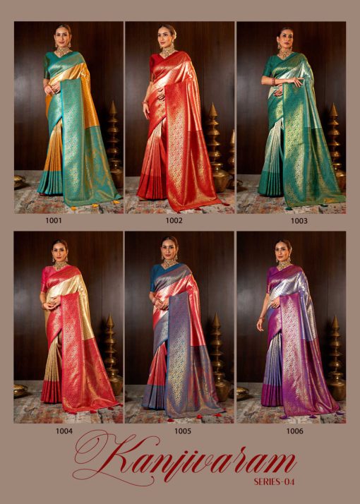 Hi Studio Kanjivaram Series Vol 4 Silk Saree Sari Catalog 6 Pcs 9 510x714 - Hi Studio Kanjivaram Series Vol 4 Silk Saree Sari Catalog 6 Pcs