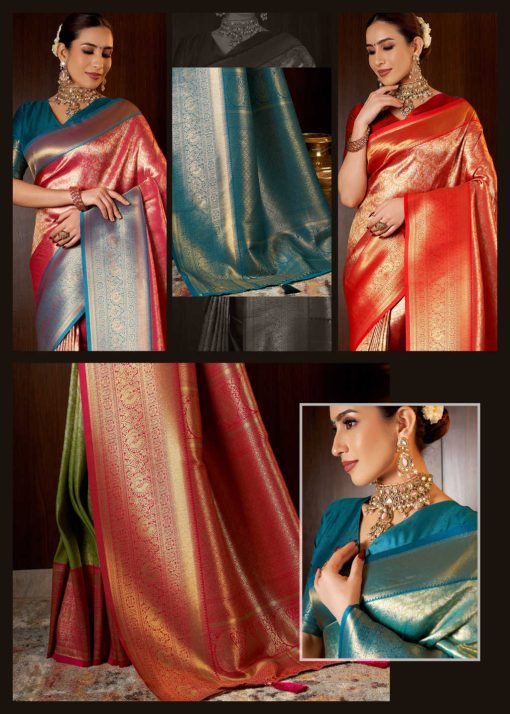 Hi Studio Kanjivaram Series Vol 9 Silk Saree Sari Catalog 6 Pcs 2 510x714 - Hi Studio Kanjivaram Series Vol 9 Silk Saree Sari Catalog 6 Pcs