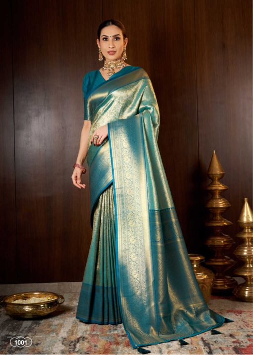 Hi Studio Kanjivaram Series Vol 9 Silk Saree Sari Catalog 6 Pcs 3 510x714 - Hi Studio Kanjivaram Series Vol 9 Silk Saree Sari Catalog 6 Pcs