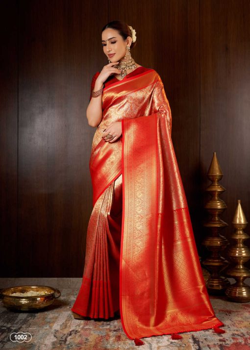 Hi Studio Kanjivaram Series Vol 9 Silk Saree Sari Catalog 6 Pcs 4 510x714 - Hi Studio Kanjivaram Series Vol 9 Silk Saree Sari Catalog 6 Pcs