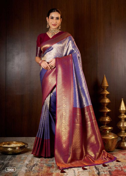 Hi Studio Kanjivaram Series Vol 9 Silk Saree Sari Catalog 6 Pcs 6 510x714 - Hi Studio Kanjivaram Series Vol 9 Silk Saree Sari Catalog 6 Pcs