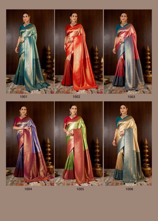 Hi Studio Kanjivaram Series Vol 9 Silk Saree Sari Catalog 6 Pcs 9 510x714 - Hi Studio Kanjivaram Series Vol 9 Silk Saree Sari Catalog 6 Pcs