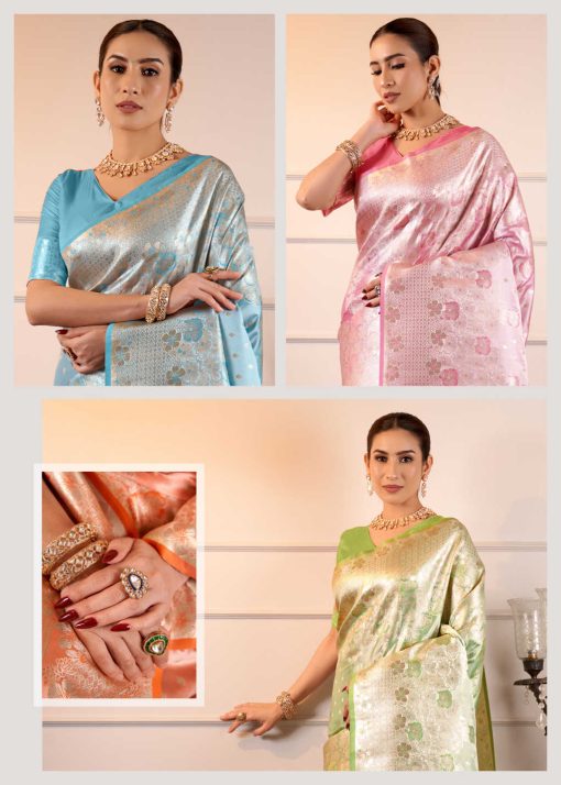 Hi Studio Makhmali Satin Series Vol 7 Saree Sari Catalog 5 Pcs 2 510x714 - Hi Studio Makhmali Satin Series Vol 7 Saree Sari Catalog 5 Pcs