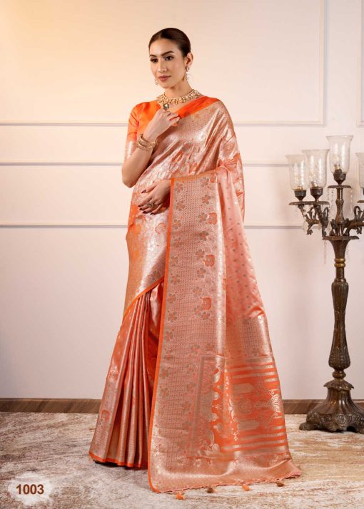 Hi Studio Makhmali Satin Series Vol 7 Saree Sari Catalog 5 Pcs 5 510x714 - Hi Studio Makhmali Satin Series Vol 7 Saree Sari Catalog 5 Pcs