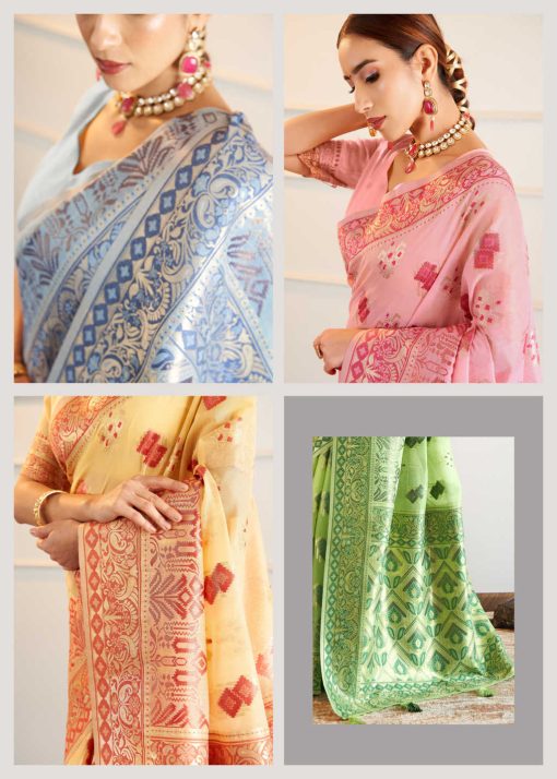 Hi Studio Mulberry Cotton Series Vol 1 Saree Sari Catalog 5 Pcs 2 510x714 - Hi Studio Mulberry Cotton Series Vol 1 Saree Sari Catalog 5 Pcs