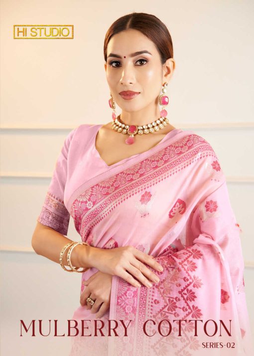 Hi Studio Mulberry Cotton Series Vol 2 Saree Sari Catalog 5 Pcs 1 510x714 - Hi Studio Mulberry Cotton Series Vol 2 Saree Sari Catalog 5 Pcs
