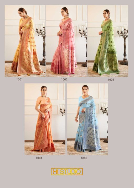 Hi Studio Mulberry Cotton Series Vol 2 Saree Sari Catalog 5 Pcs 8 510x714 - Hi Studio Mulberry Cotton Series Vol 2 Saree Sari Catalog 5 Pcs