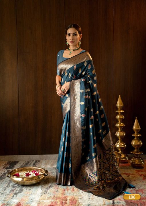 Hi Studio Nakaashi Series Vol 1 Silk Saree Sari Catalog 6 Pcs 8 510x722 - Hi Studio Nakaashi Series Vol 1 Silk Saree Sari Catalog 6 Pcs