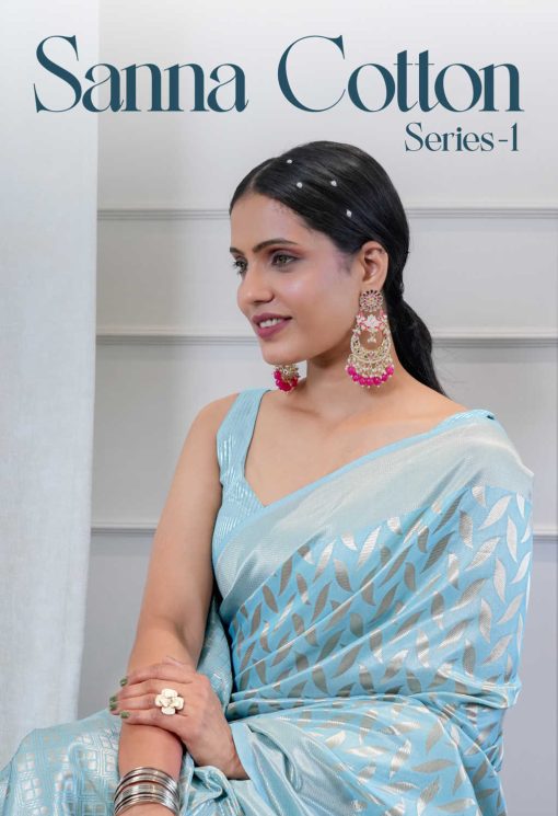 Hi Studio Sanna Cotton Series Vol 1 Saree Sari Catalog 6 Pcs 1 510x745 - Hi Studio Sanna Cotton Series Vol 1 Saree Sari Catalog 6 Pcs