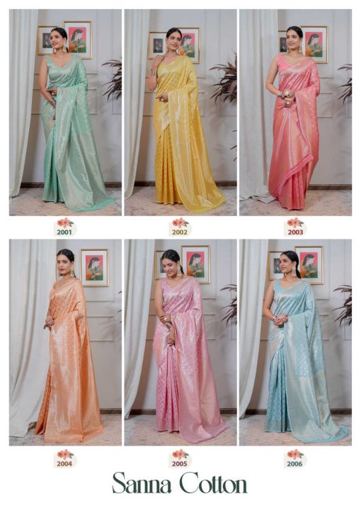 Hi Studio Sanna Cotton Series Vol 2 Saree Sari Catalog 6 Pcs 9 510x714 - Hi Studio Sanna Cotton Series Vol 2 Saree Sari Catalog 6 Pcs