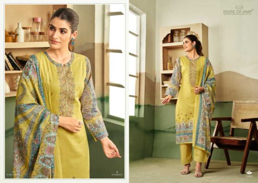 House of Lawn Saaj Cotton Salwar Suit Catalog 6 Pcs 7 510x362 - House of Lawn Saaj Cotton Salwar Suit Catalog 6 Pcs