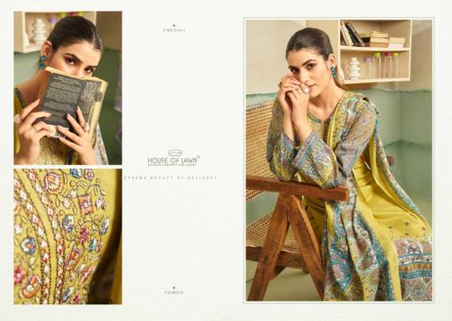 House of Lawn Saaj Cotton Salwar Suit Catalog 6 Pcs 8 510x362 - House of Lawn Saaj Cotton Salwar Suit Catalog 6 Pcs