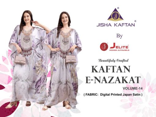 Jelite Kaftans E Nazakat Vol 14 Satin Kurti Catalog 8 Pcs 1 510x383 - Jelite Kaftans E Nazakat Vol 14 Satin Kurti Catalog 8 Pcs