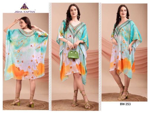 Jisha Beach Wear Kaftan Vol 7 Georgette Kurti Catalog 8 Pcs 9 510x383 - Jisha Beach Wear Kaftan Vol 7 Georgette Kurti Catalog 8 Pcs