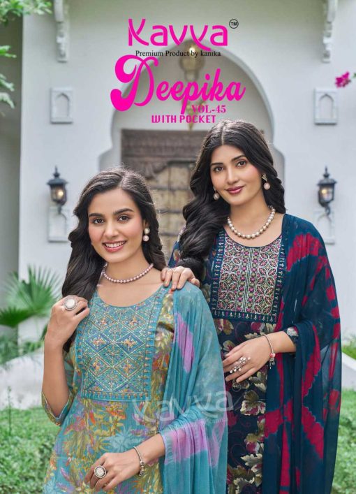Kavya Deepika Vol 45 Fancy Readymade Suit Catalog 10 Pcs 1 510x707 - Kavya Deepika Vol 45 Fancy Readymade Suit Catalog 10 Pcs