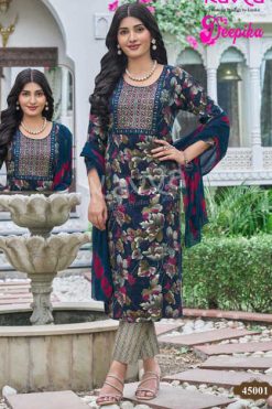 Kavya Deepika Vol 45 Fancy Readymade Suit Catalog 10 Pcs 247x371 - Surat Fabrics