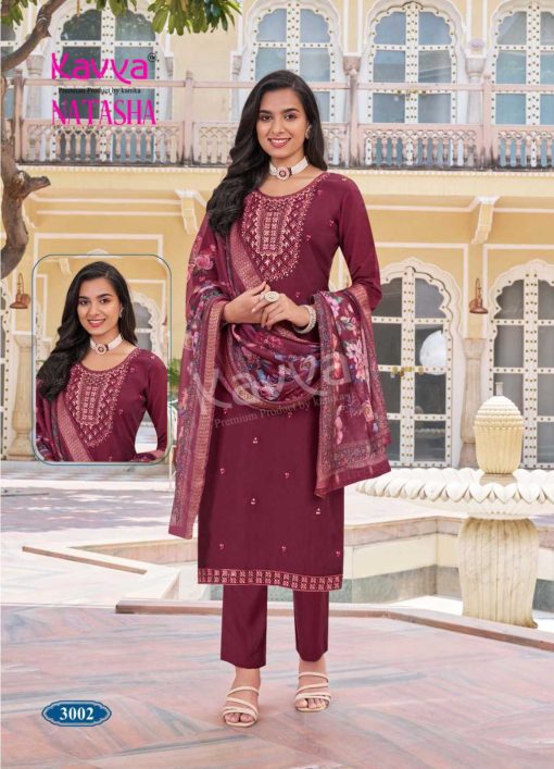 Kavya Natasha Vol 3 Silk Readymade Suit Catalog 10 Pcs 3 510x707 - Kavya Natasha Vol 3 Silk Readymade Suit Catalog 10 Pcs