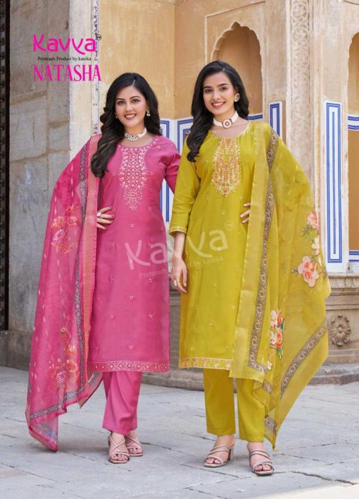 Kavya Natasha Vol 3 Silk Readymade Suit Catalog 10 Pcs 8 510x707 - Kavya Natasha Vol 3 Silk Readymade Suit Catalog 10 Pcs