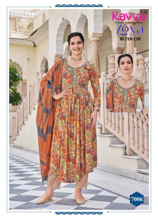 Kavya Zoya Vol 7 Aliya Cut Rayon Readymade Suit Catalog 10 Pcs 7 510x707 - Kavya Zoya Vol 7 Aliya Cut Rayon Readymade Suit Catalog 10 Pcs