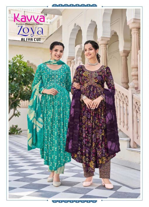 Kavya Zoya Vol 7 Aliya Cut Rayon Readymade Suit Catalog 10 Pcs 8 510x707 - Kavya Zoya Vol 7 Aliya Cut Rayon Readymade Suit Catalog 10 Pcs