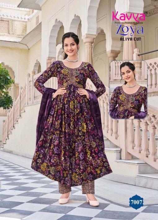 Kavya Zoya Vol 7 Aliya Cut Rayon Readymade Suit Catalog 10 Pcs 9 510x707 - Kavya Zoya Vol 7 Aliya Cut Rayon Readymade Suit Catalog 10 Pcs