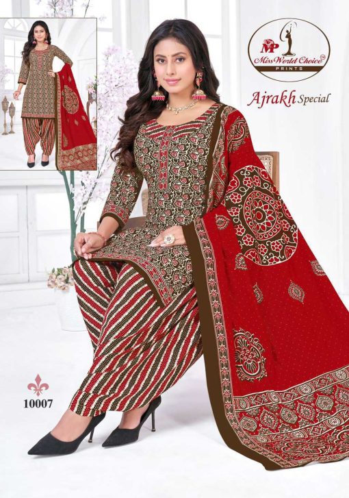 Miss World Choice Ajarakh Vol 10 Cotton Readymade Suit Catalog 10 Pcs 12 510x727 - Miss World Choice Ajarakh Vol 10 Cotton Readymade Suit Catalog 10 Pcs