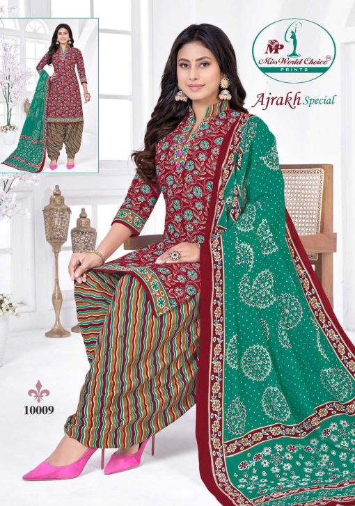Miss World Choice Ajarakh Vol 10 Cotton Readymade Suit Catalog 10 Pcs 15 510x727 - Miss World Choice Ajarakh Vol 10 Cotton Readymade Suit Catalog 10 Pcs